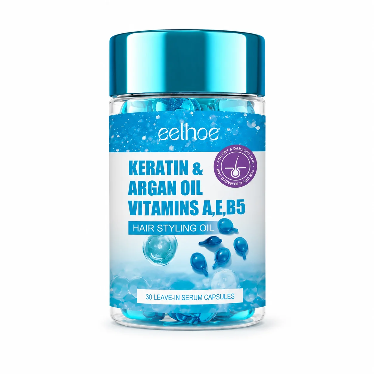 1 Bottle of Hair Repair Serum Capsules